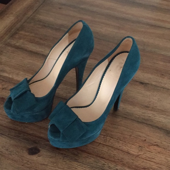 Creazioni Taccetti Shoes - Creazioni Taccetti Suede Peep Toe Heels